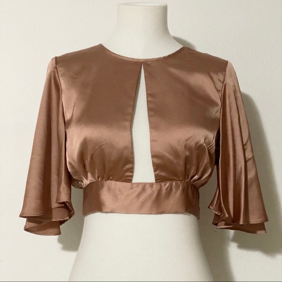 Cotton Candy Tops - Rose Gold Blouse